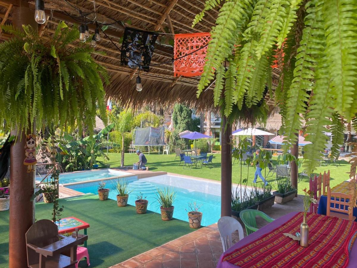 Jardin Quinta Las Fuentes Cabanas, Valsequillo. Puebla Eksteriør billede